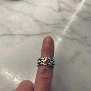 John Hardy ring 22K and 925 silver